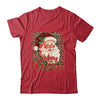 Merry Christmas Santa Claus Face Leopard Vintage 70s Santa Shirt & Sweatshirt | siriusteestore