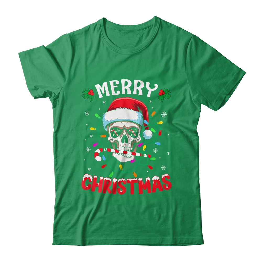 Merry Christmas Skull Skeleton Men Women Shirt & Sweatshirt | siriusteestore