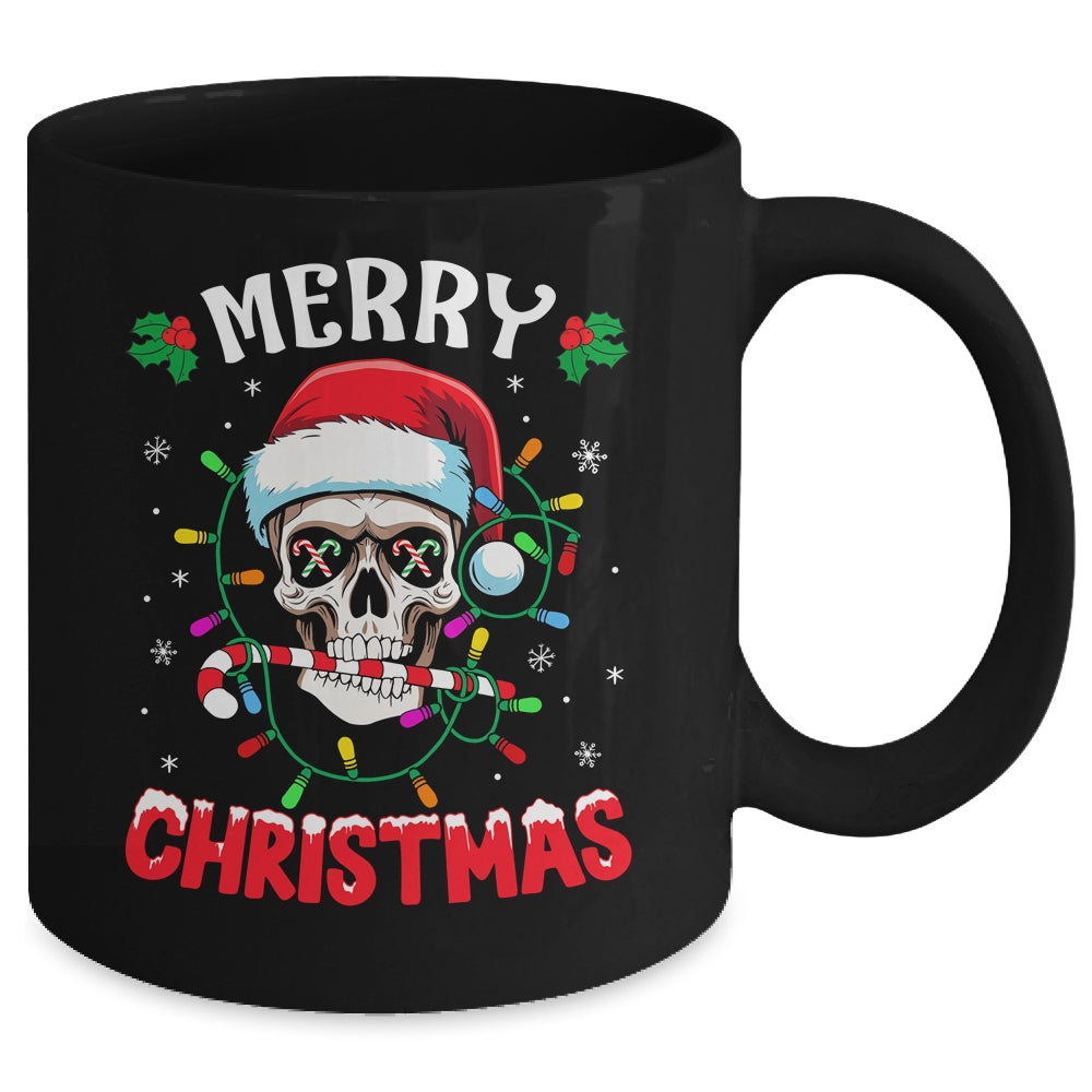 Merry Christmas Skull Skeleton Men Women Mug | siriusteestore