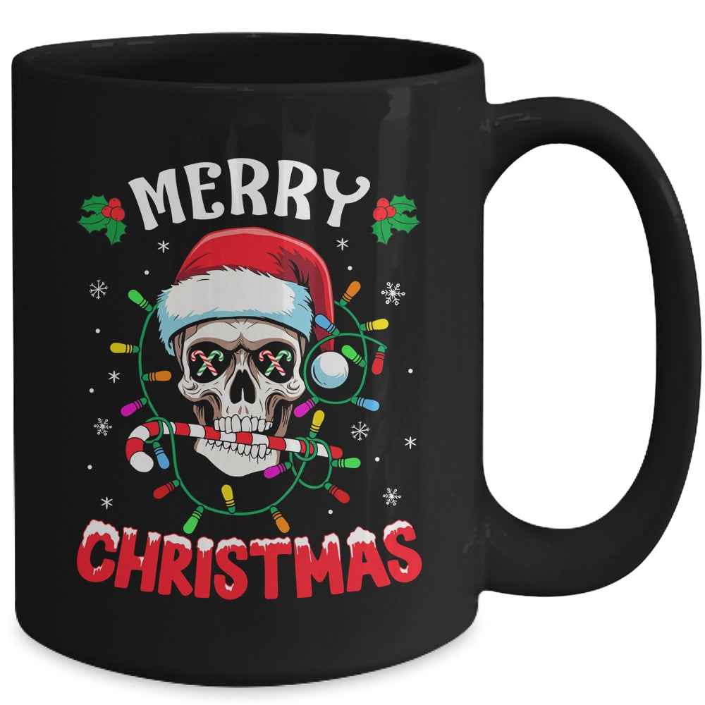 Merry Christmas Skull Skeleton Men Women Mug | siriusteestore