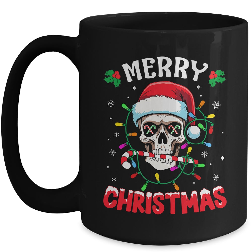 Merry Christmas Skull Skeleton Men Women Mug | siriusteestore