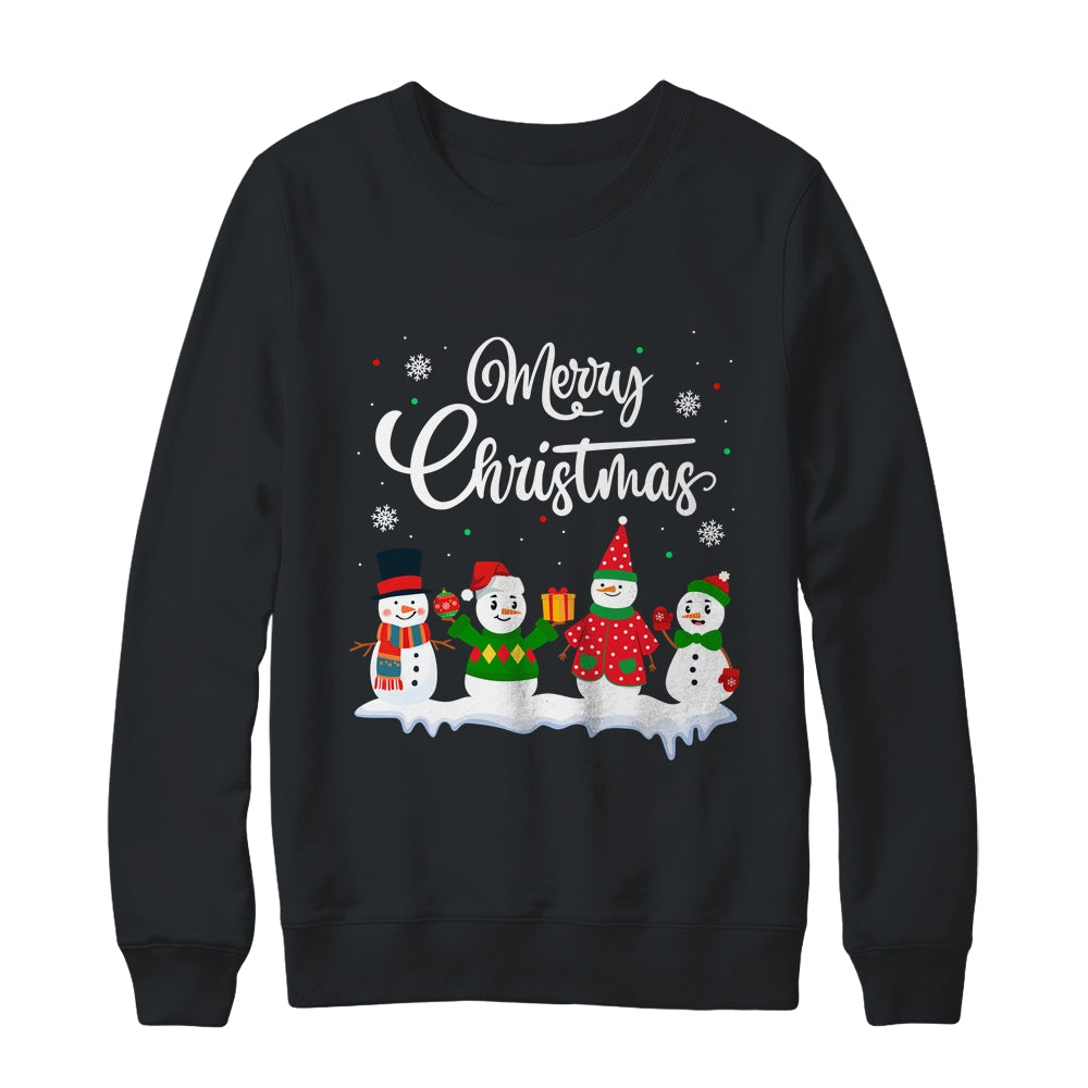 Merry Christmas Snowman Christmas Holiday Men Women Shirt & Sweatshirt | siriusteestore