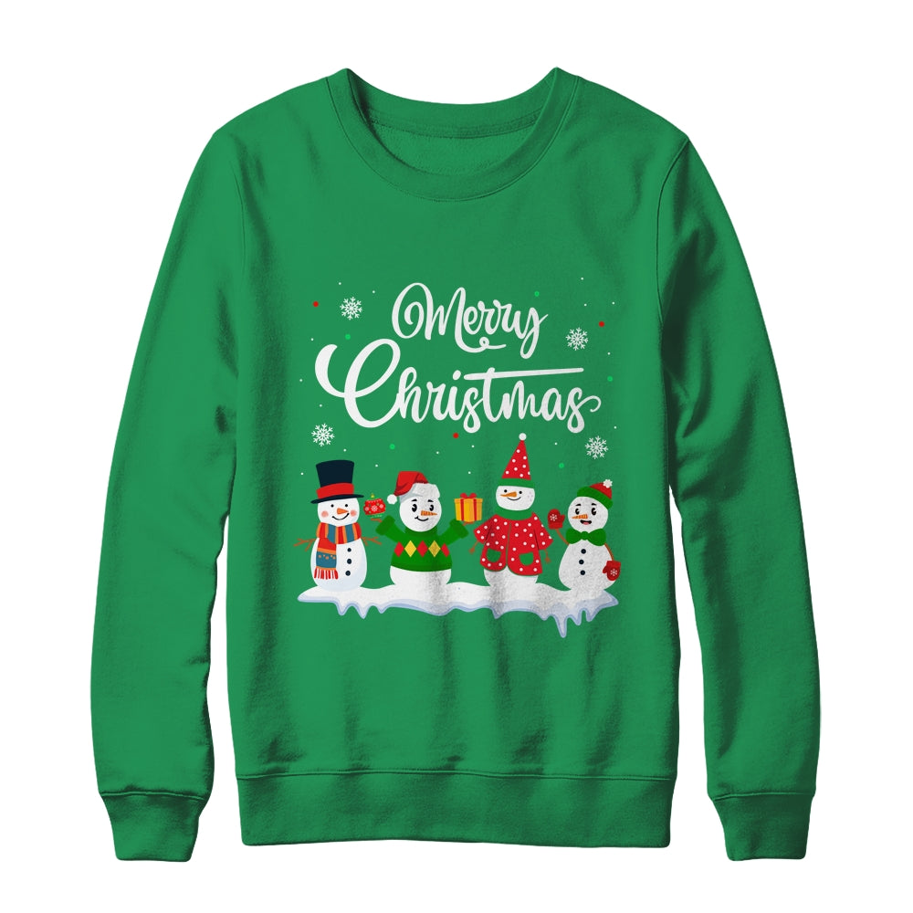 Merry Christmas Snowman Christmas Holiday Men Women Shirt & Sweatshirt | siriusteestore
