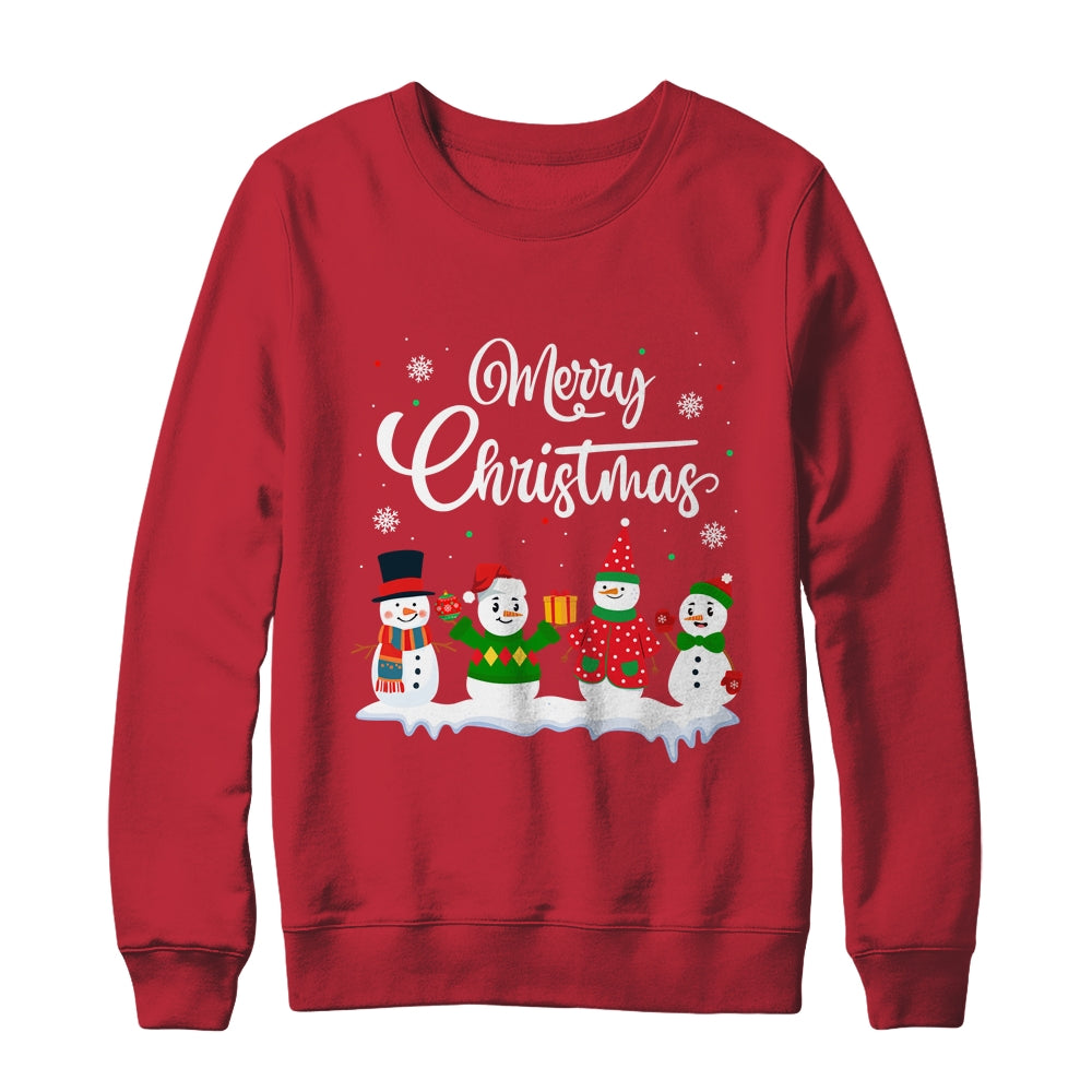 Merry Christmas Snowman Christmas Holiday Men Women Shirt & Sweatshirt | siriusteestore