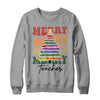 Merry Christmas Tree Crayon Light Student Teacher Christmas Shirt & Sweatshirt | siriusteestore