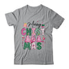 Merry Christmas Tree Pink Christmas Retro Vibes Girls Women Shirt & Sweatshirt | siriusteestore