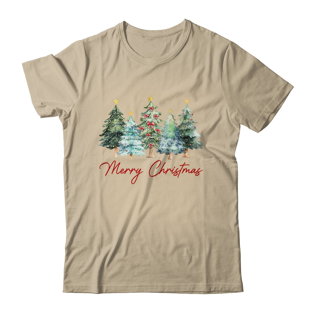 Merry Christmas Tree Vintage Christmas Classic Xmas Holiday Shirt & Sweatshirt | siriusteestore