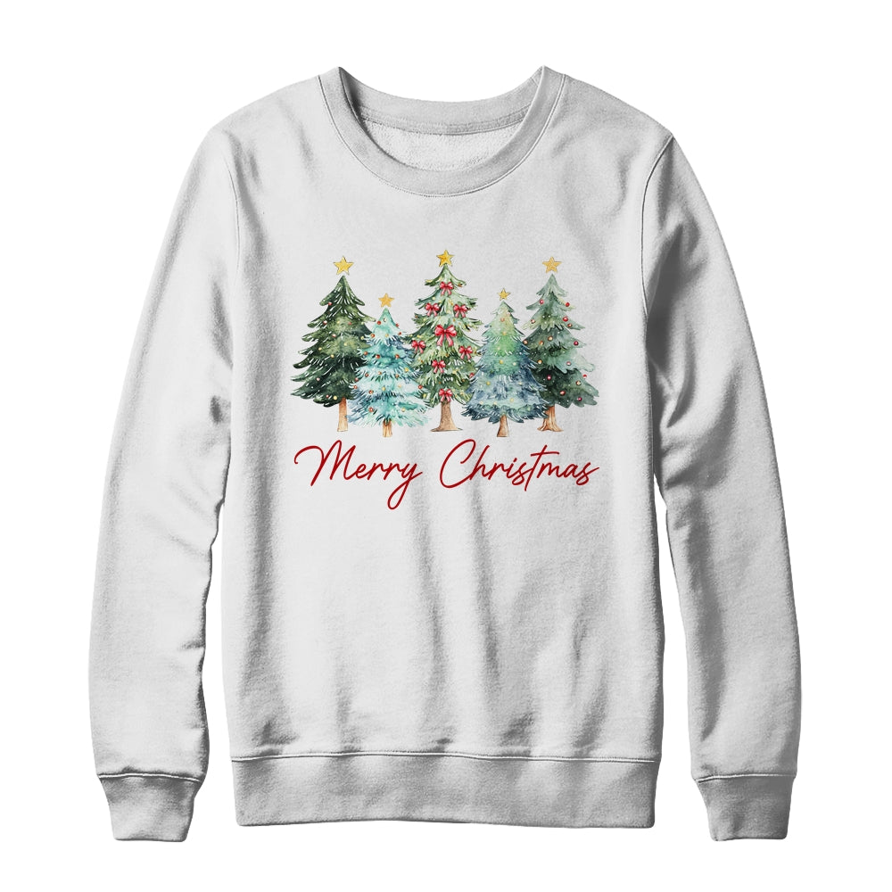 Merry Christmas Tree Vintage Christmas Classic Xmas Holiday Shirt & Sweatshirt | siriusteestore