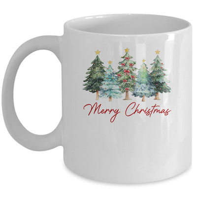 Merry Christmas Tree Vintage Christmas Classic Xmas Holiday Mug | siriusteestore