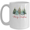 Merry Christmas Tree Vintage Christmas Classic Xmas Holiday Mug | siriusteestore