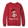Merry Christmas Women Men Kids Funny Xmas Stocking Red Plaid Shirt & Sweatshirt | siriusteestore