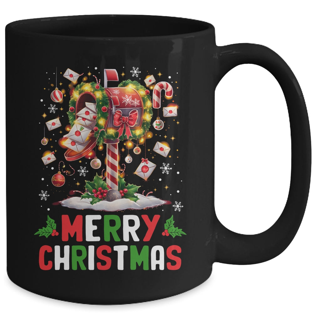 Merry Christmas Xmas Postal Worker Funny Carrier Mailman Mug | siriusteestore