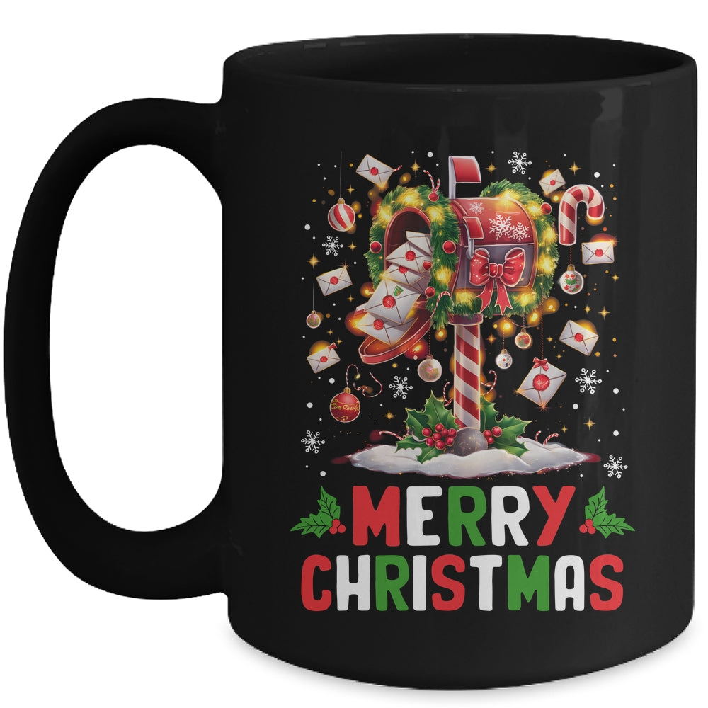 Merry Christmas Xmas Postal Worker Funny Carrier Mailman Mug | siriusteestore
