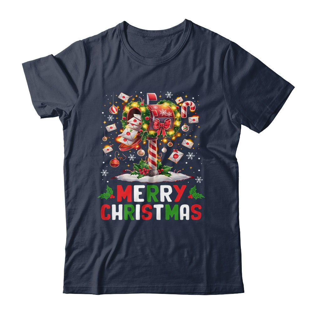 Merry Christmas Xmas Postal Worker Funny Carrier Mailman Shirt & Sweatshirt | siriusteestore
