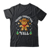 Merry Christmas Yall Gingerbread Cowboy Howdy Western Xmas Shirt & Sweatshirt | siriusteestore