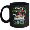 Merry Cruisemas 2025 Christmas Cruise Ship Santa Reindeer Mug | siriusteestore