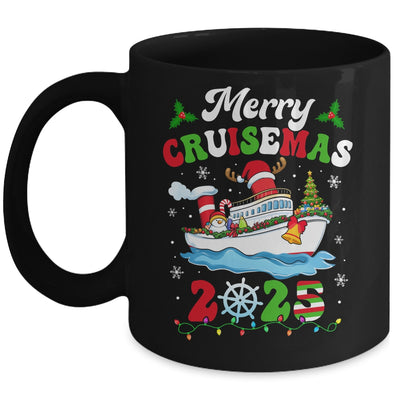 Merry Cruisemas 2025 Christmas Cruise Ship Santa Reindeer Mug | siriusteestore