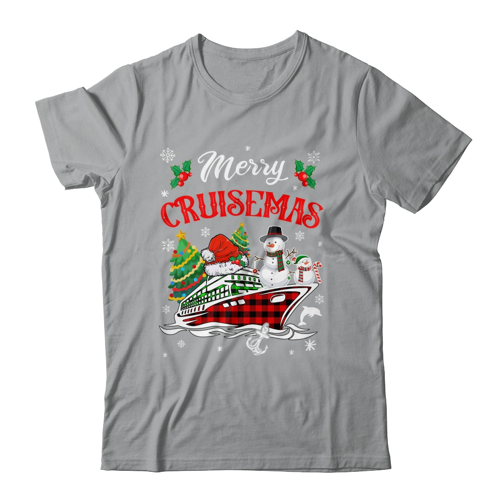 Merry Cruisemas 2024 Christmas Santa Cruise Ship Snowman Shirt & Sweatshirt | siriusteestore