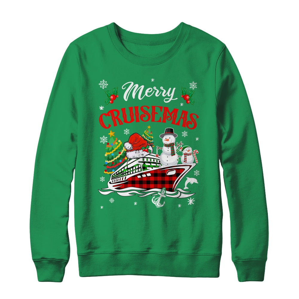 Merry Cruisemas 2024 Christmas Santa Cruise Ship Snowman Shirt & Sweatshirt | siriusteestore