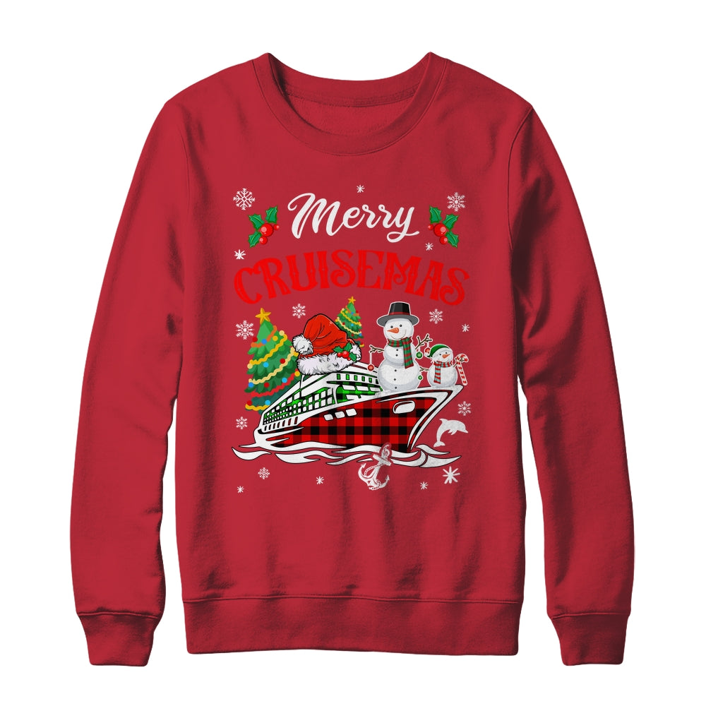 Merry Cruisemas 2024 Christmas Santa Cruise Ship Snowman Shirt & Sweatshirt | siriusteestore