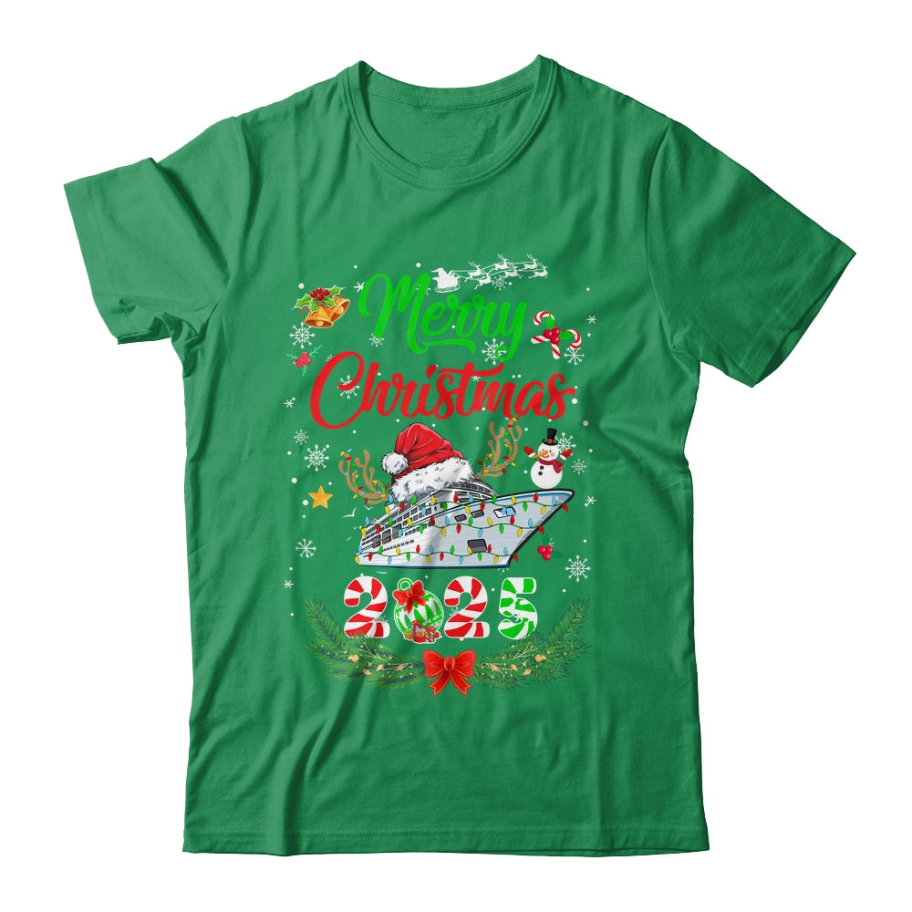 Merry Cruisemas 2025 Christmas Santa Reindeer Cruise Funny Shirt & Sweatshirt | siriusteestore