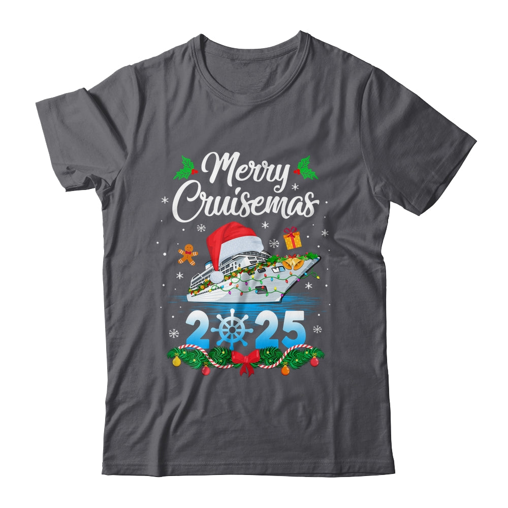 Merry Cruisemas 2025 Christmas Santa Reindeer Cruise Ship Shirt & Sweatshirt | siriusteestore