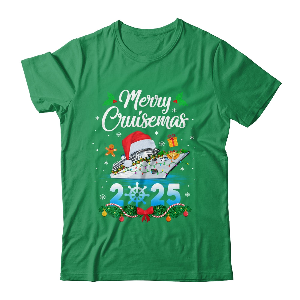 Merry Cruisemas 2025 Christmas Santa Reindeer Cruise Ship Shirt & Sweatshirt | siriusteestore