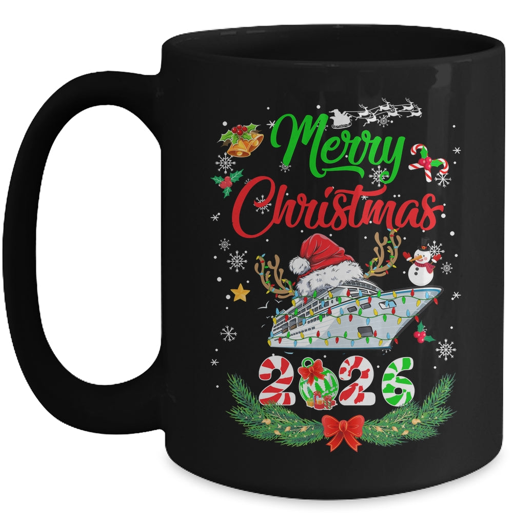 Merry Cruisemas 2026 Christmas Santa Reindeer Cruise Funny Mug | siriusteestore