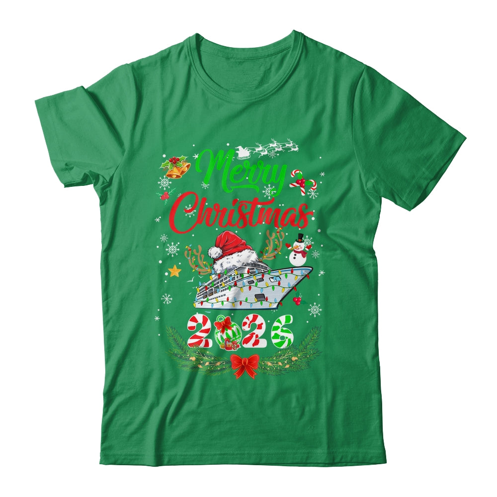 Merry Cruisemas 2026 Christmas Santa Reindeer Cruise Funny Shirt & Sweatshirt | siriusteestore