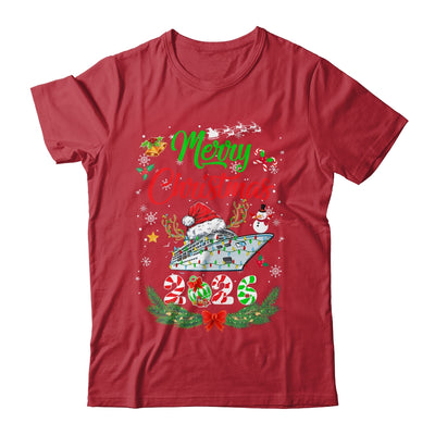 Merry Cruisemas 2026 Christmas Santa Reindeer Cruise Funny Shirt & Sweatshirt | siriusteestore