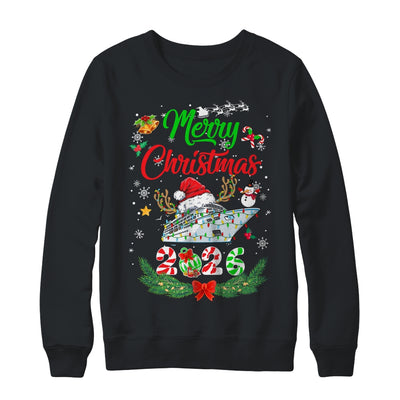 Merry Cruisemas 2026 Christmas Santa Reindeer Cruise Funny Shirt & Sweatshirt | siriusteestore