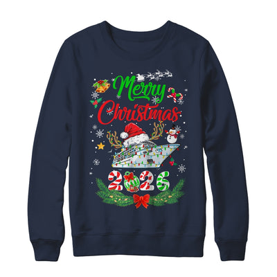 Merry Cruisemas 2026 Christmas Santa Reindeer Cruise Funny Shirt & Sweatshirt | siriusteestore
