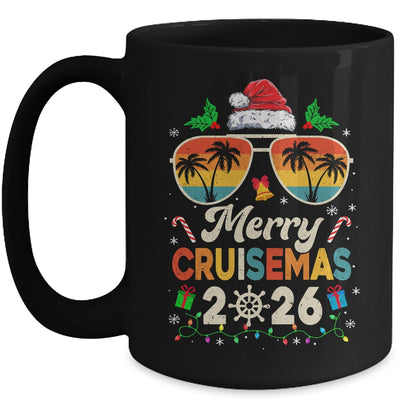 Merry Cruisemas 2026 Christmas Santa Reindeer Cruise Retro Mug | siriusteestore