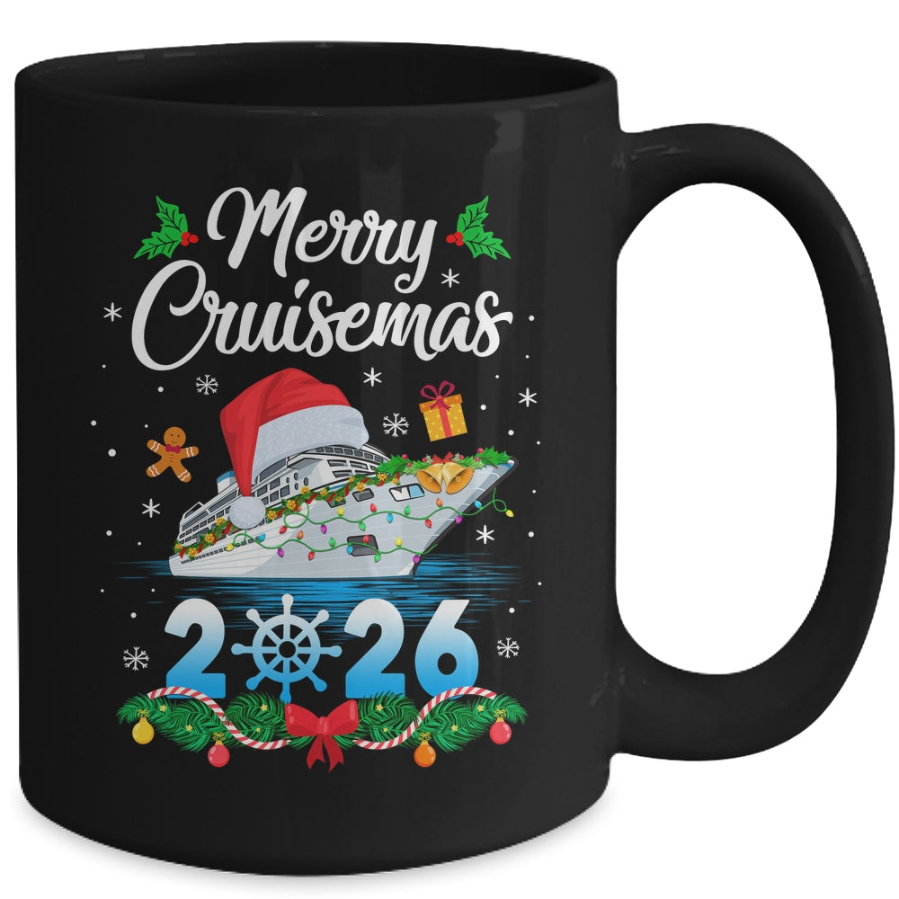 Merry Cruisemas 2026 Christmas Santa Reindeer Cruise Ship Mug | siriusteestore