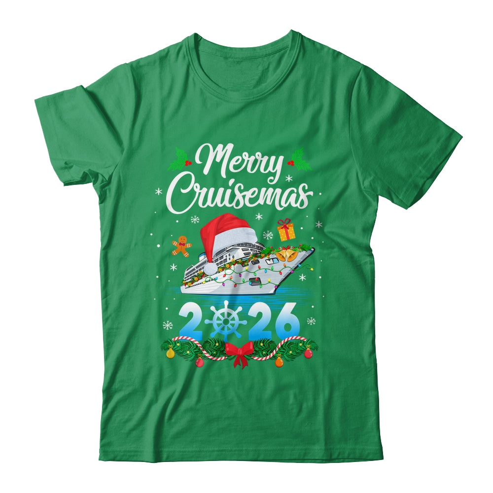 Merry Cruisemas 2026 Christmas Santa Reindeer Cruise Ship Shirt & Sweatshirt | siriusteestore