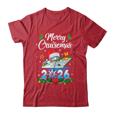 Merry Cruisemas 2026 Christmas Santa Reindeer Cruise Ship Shirt & Sweatshirt | siriusteestore