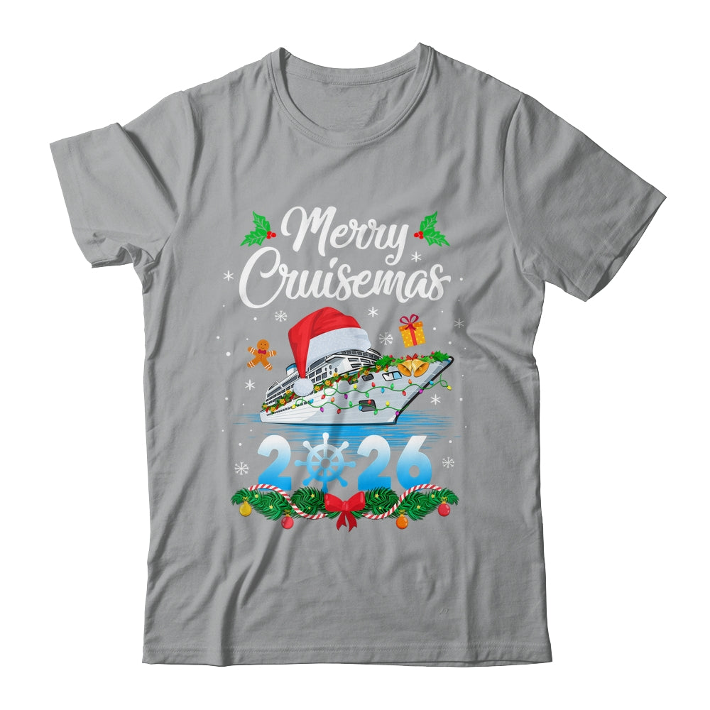 Merry Cruisemas 2026 Christmas Santa Reindeer Cruise Ship Shirt & Sweatshirt | siriusteestore