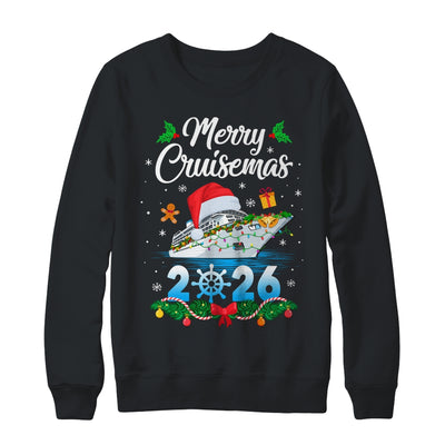 Merry Cruisemas 2026 Christmas Santa Reindeer Cruise Ship Shirt & Sweatshirt | siriusteestore