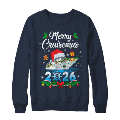 Merry Cruisemas 2026 Christmas Santa Reindeer Cruise Ship Shirt & Sweatshirt | siriusteestore