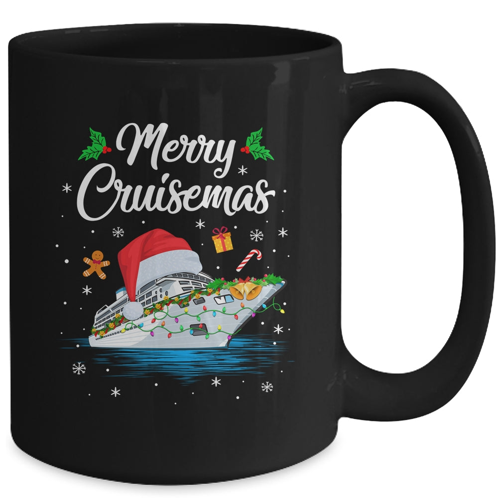 Merry Cruisemas Christmas Family Santa Reindeer Cruise Ship Mug | siriusteestore
