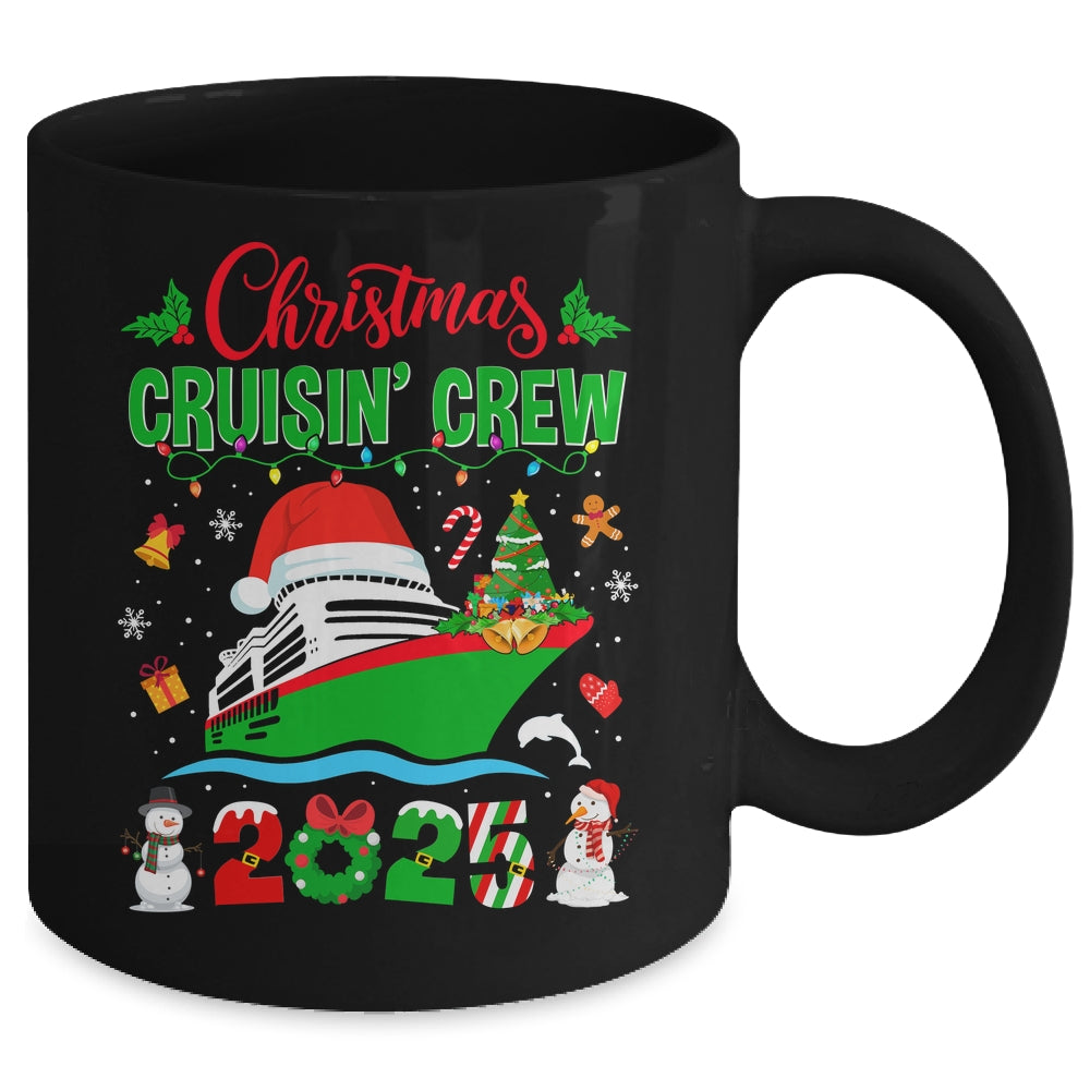 Merry Cruisemas Cruise 2025 Funny Christmas Cruisin Crew Mug | siriusteestore