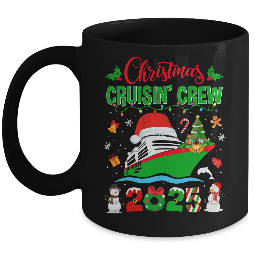 Merry Cruisemas Cruise 2025 Funny Christmas Cruisin Crew Mug | siriusteestore