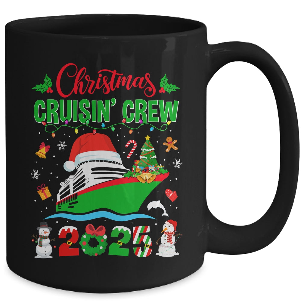 Merry Cruisemas Cruise 2025 Funny Christmas Cruisin Crew Mug | siriusteestore