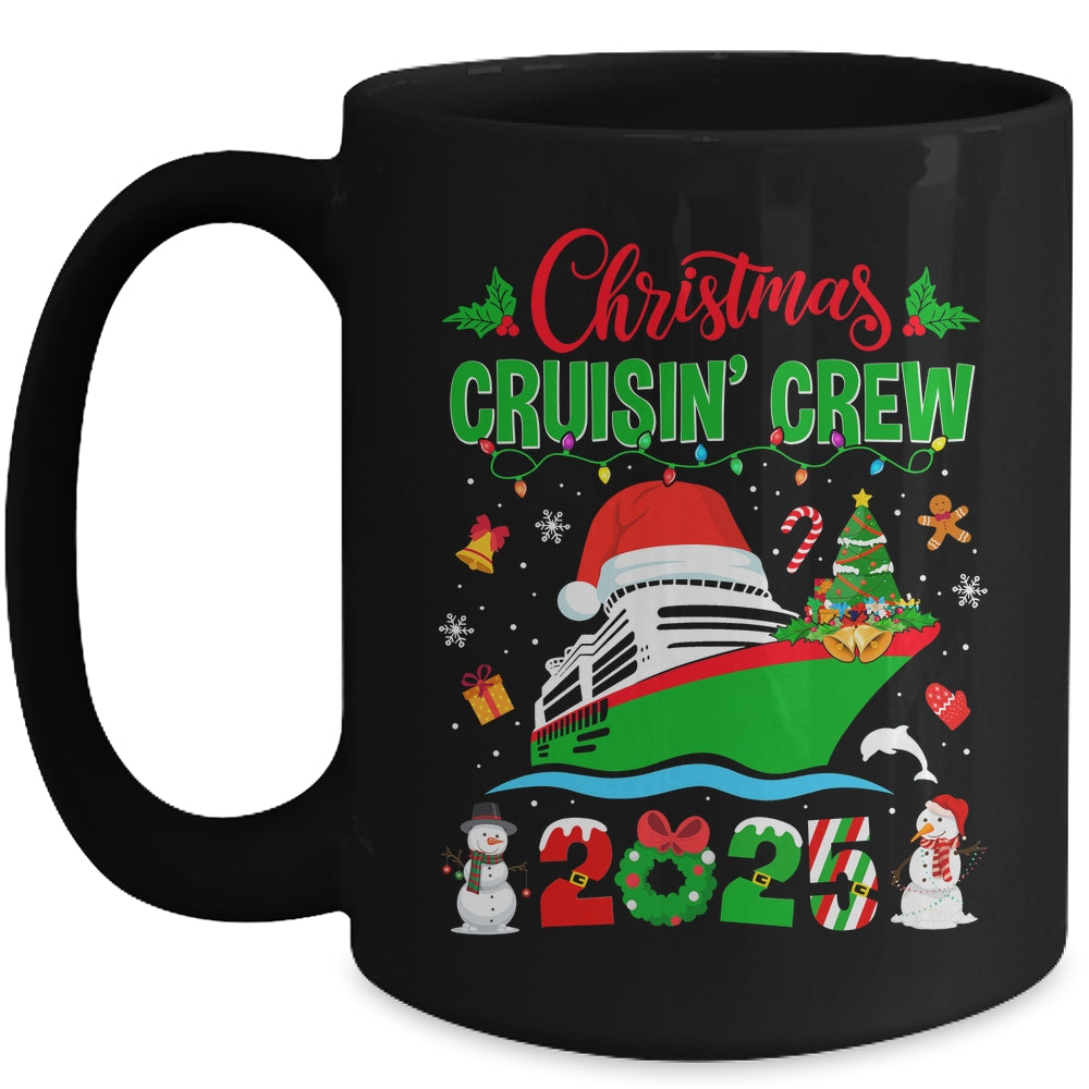 Merry Cruisemas Cruise 2025 Funny Christmas Cruisin Crew Mug | siriusteestore