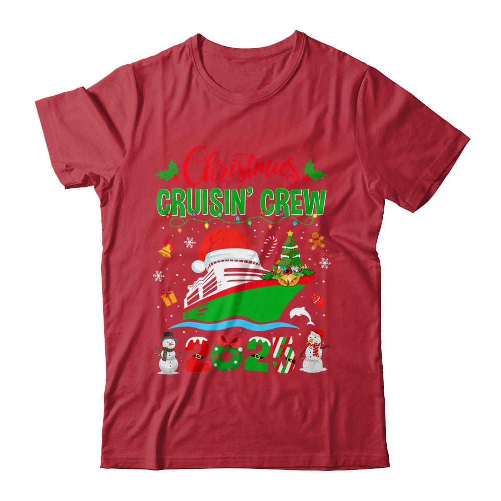 Merry Cruisemas Cruise 2025 Funny Christmas Cruisin Crew Shirt & Sweatshirt | siriusteestore