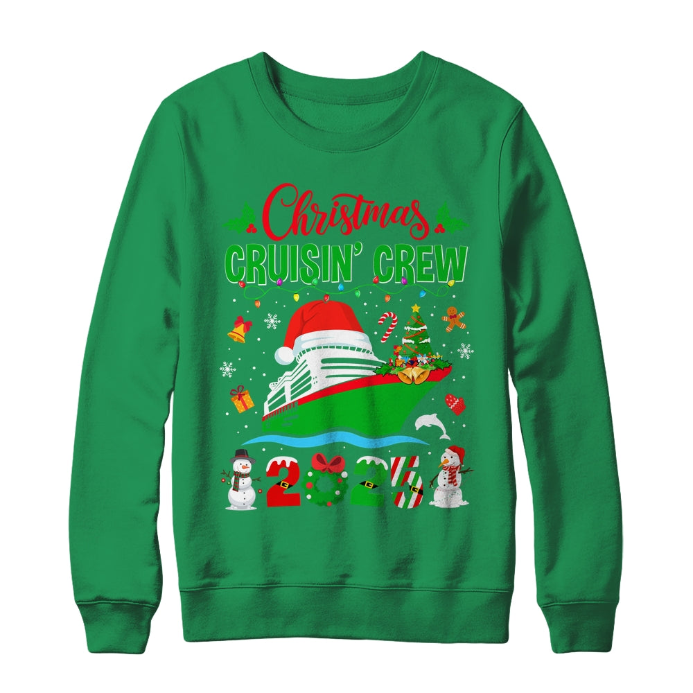 Merry Cruisemas Cruise 2025 Funny Christmas Cruisin Crew Shirt & Sweatshirt | siriusteestore