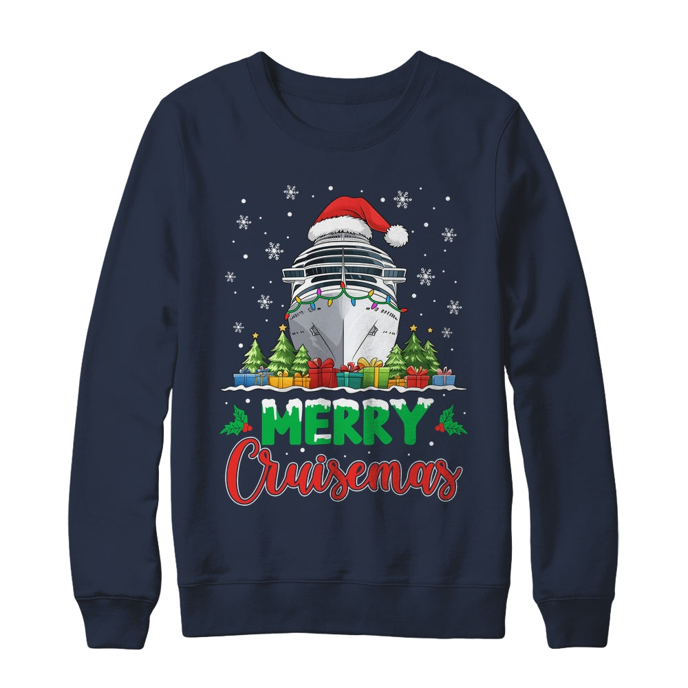 Merry Cruisemas Funny Vacation Cruise Ship Christmas Holiday Shirt & Sweatshirt | siriusteestore