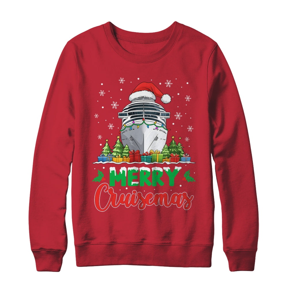 Merry Cruisemas Funny Vacation Cruise Ship Christmas Holiday Shirt & Sweatshirt | siriusteestore