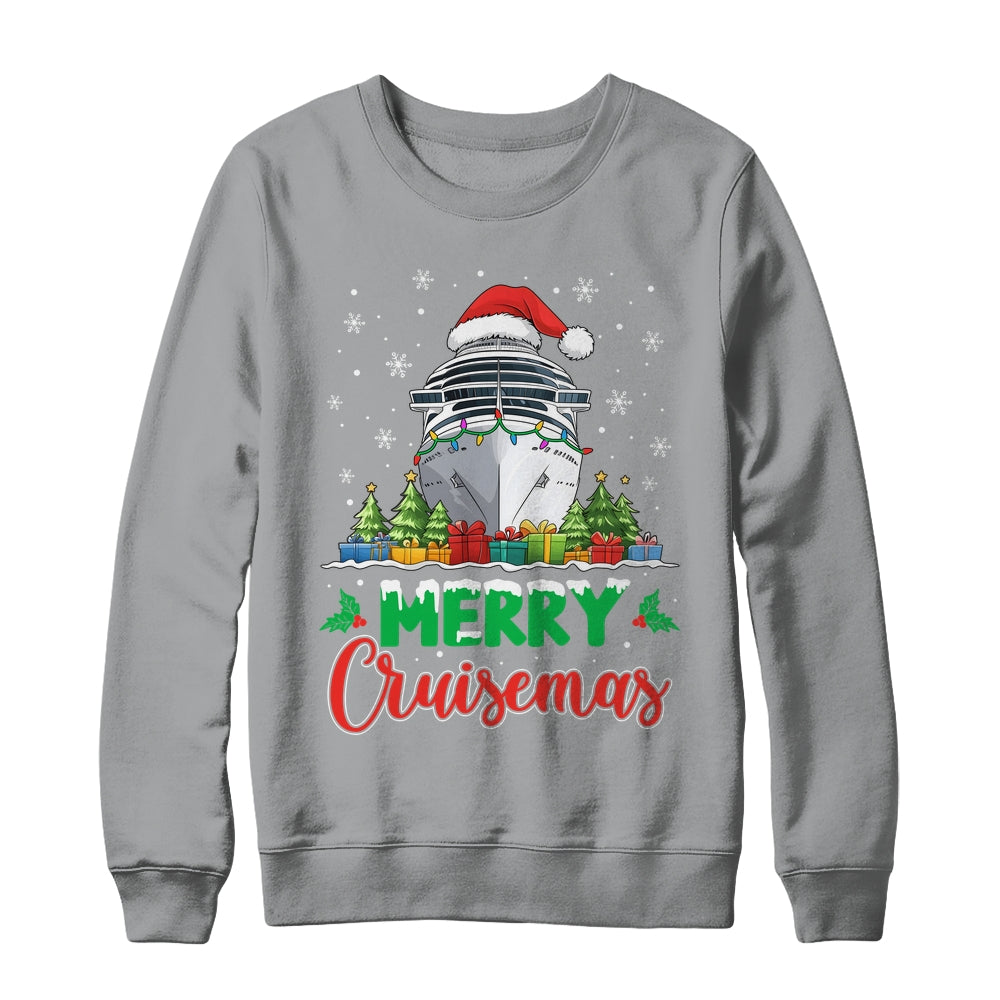 Merry Cruisemas Funny Vacation Cruise Ship Christmas Holiday Shirt & Sweatshirt | siriusteestore