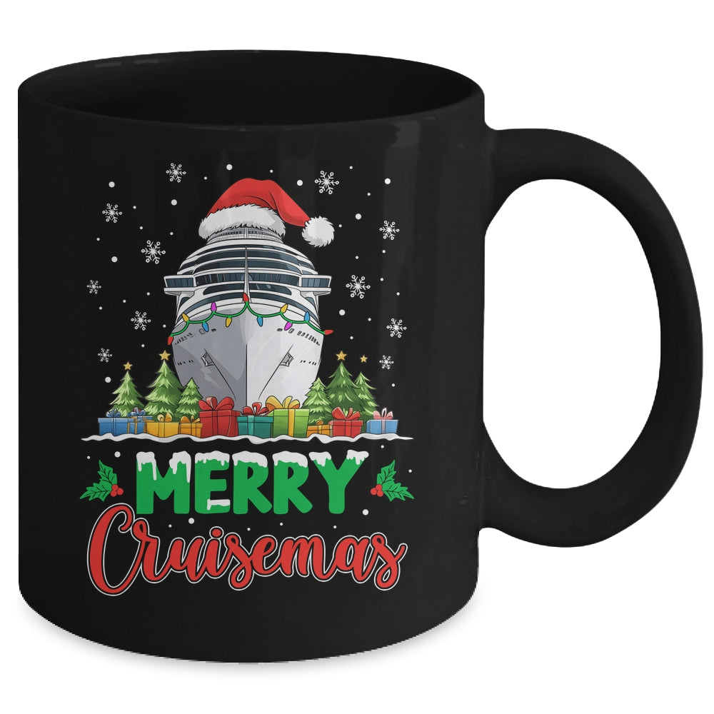 Merry Cruisemas Funny Vacation Cruise Ship Christmas Holiday Mug | siriusteestore